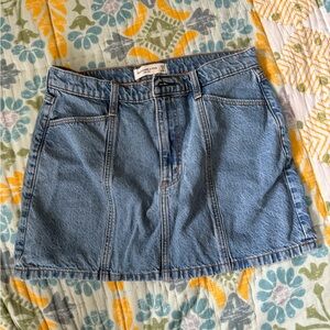 NWOT Abercrombie Denim Mini Skirt